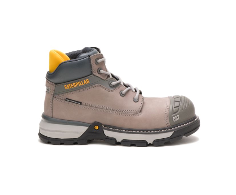 Caterpillar Excavator Superlite Waterproof Nano Toe - Sicherheitsstiefel Damen Beige - Schweiz UOCS-